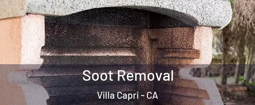 Soot Removal Villa Capri - CA